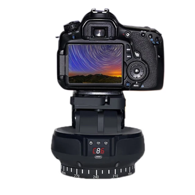 YT-1200 Auto Motorized Head 360 Timed Panoramic Stabilizer Remote Control f F7W6
