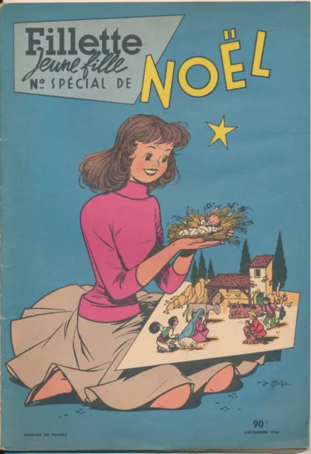 Revue Fillette Jeune Fille N°Spécial De Noël, Décembre 1958