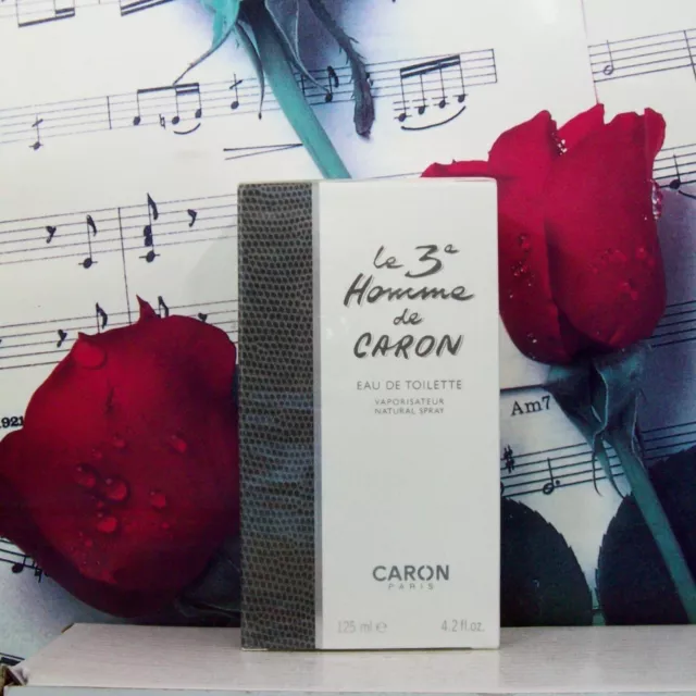 Caron Le 3 Third Man By Caron Eau De Toilette Spray 4.2 FL. OZ. Sealed Box.