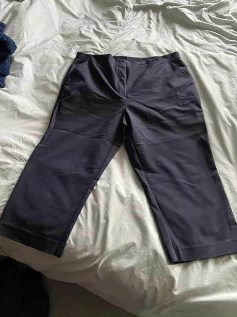 M&S Cropped Smart Trouser Size 20