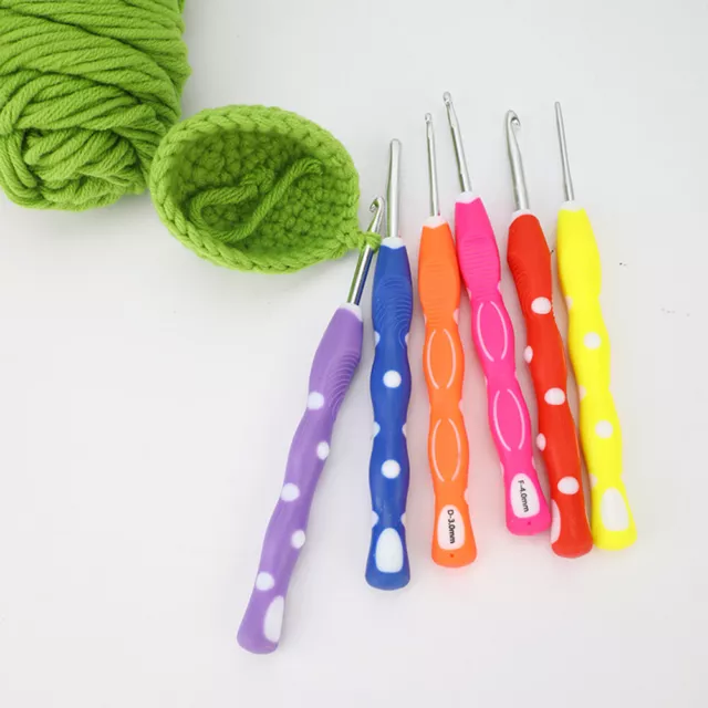 Crochet Hook Set Knitting Needles with Knit Gauge Scissors Sewing Tool DIY Craft 3