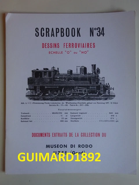 Décalcomanies HO Railway Classics - Milwaukee Road Twin Cities 1957, échelle 1:87