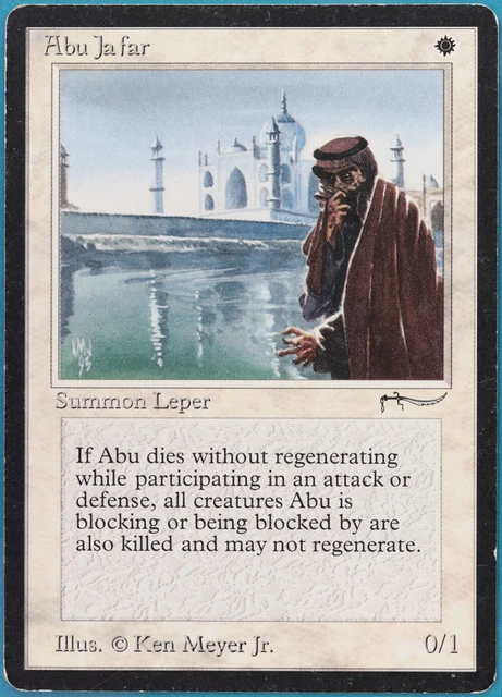 Abu Ja'far Arabian Nights HEAVILY PLD White Uncommon CARD (390880) ABUGames