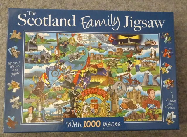 1000 piece jigsaw puzzle The Scotland Family Jigsaw