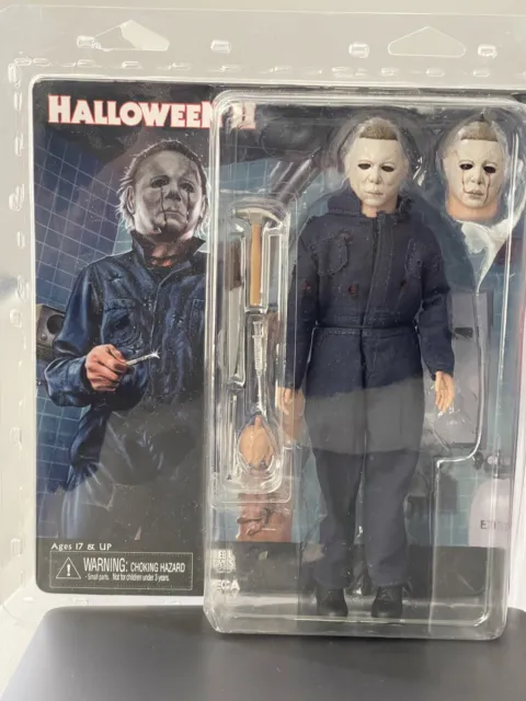 Neca Halloween 2, Michael Myers 8" Clothed Figure, (Brand New)