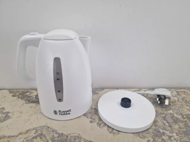 Russell Hobbs Textures 3000 W 1,7 L Bollitore in plastica - Bianco (21270) - D7