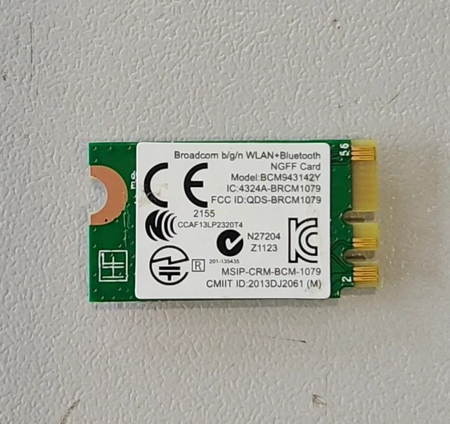 Broadcom BCM943142Y HP 792200-001 WiFi + Bluetooth 4.0 M.2 Card For ENVY M6-P113DX - View #4