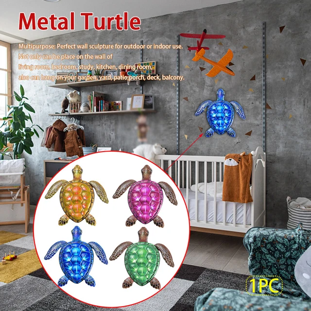 Turtle Wall Art Sea Life Metal Wall Decoration Hanging Garden Home Ornament