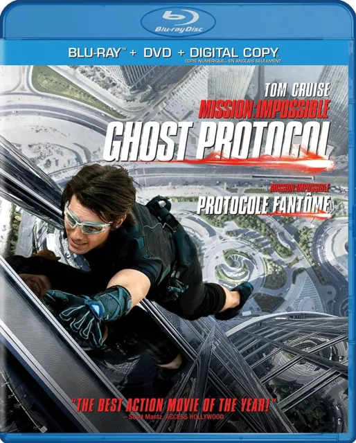 Mission Impossible - Ghost Protocol - Tom Cruise, Lea Seydoux - New BluRAY+DVD
