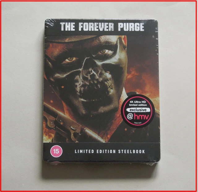 Click Forever THE FOREVER PURGE - Uk 4K Ultra Hd + Blu-Ray Steelbook * New & Sealed ...