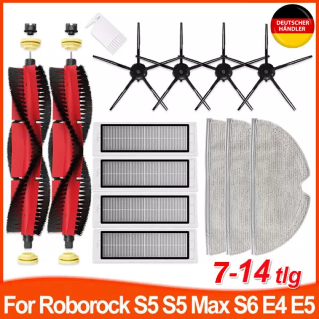 7/14 Ersatzteile für Xiaomi Roborock S50 S51 S6 S5 Max S6 Pure S6 MaxV Zubehör