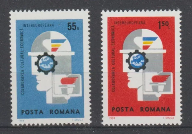 v2772 Rumänien/ CEPT-Mitläufer 1969  MiNr 2764/65 **