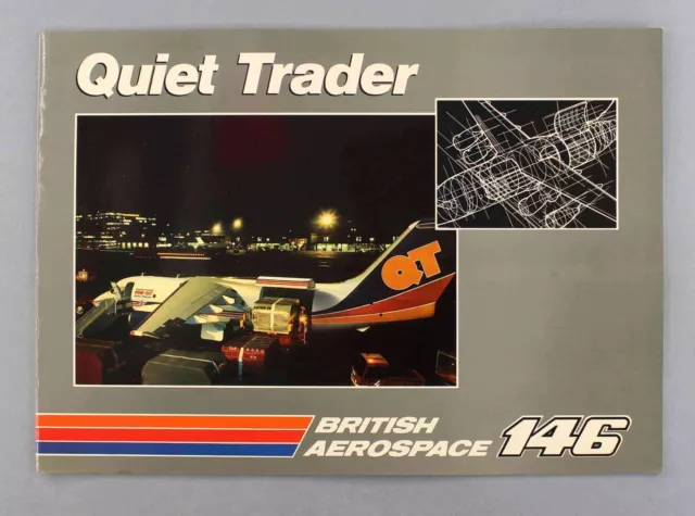 British Aerospace Bae 146 Quiet Trader Manufacturers Sales Brochure