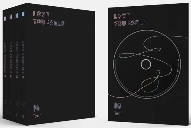 BTS 3rd Mini Album [LOVE YOURSELF 轉 TEAR Y+O+U+R) 4 VERSION CD SETS +Store Gift