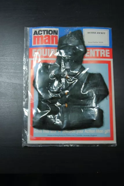 Carte Centrale Action Man Palitoy Gi Joe Equipment « Veste Duffle » Moc