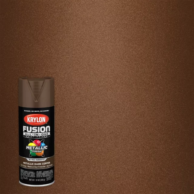 Krylon Fusion All In One Spray Paint 5x stornger 12 Oz (Choose your color)