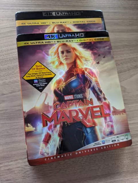 Captain Marvel (4K Ultra HD + Blu-ray) with Slipcover