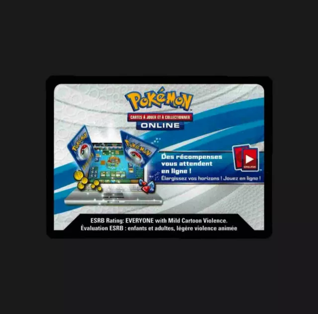 Code Pokémon Online Boite Légendes de Hoenn-Kyogre Box Carte Pokémon Card