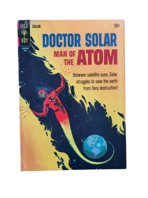 DOCTOR SOLAR: Man of the Atom #16 GD (Gold Key 1966) "War of the Suns" (12 cent)