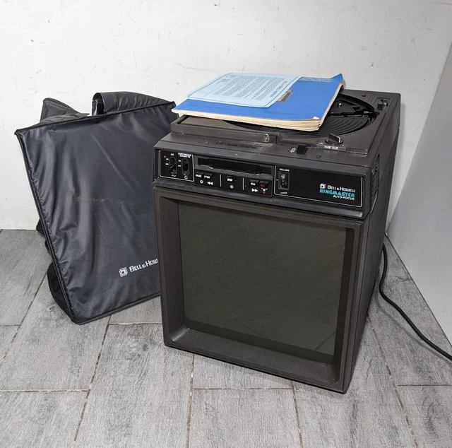 VINTAGE BELL & Howell Ringmaster Sound Slide Projector Viewer 799B 150