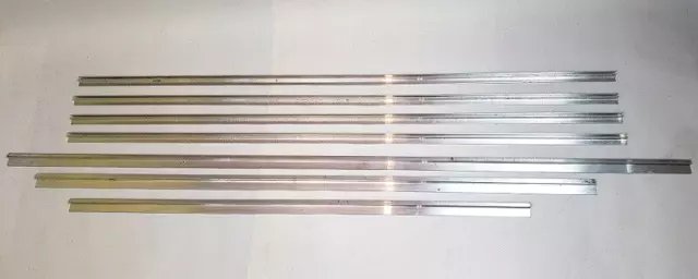 7x profilo prim'ordine a strisce alluminio metallo alluminio profilo alluminio binario