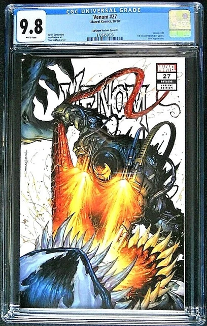 cgc 9.8 VENOM #27 MARVEL 2020~Wp~1st App CODEX~UNK COMICS/KIRKHAM Var B nm-mt