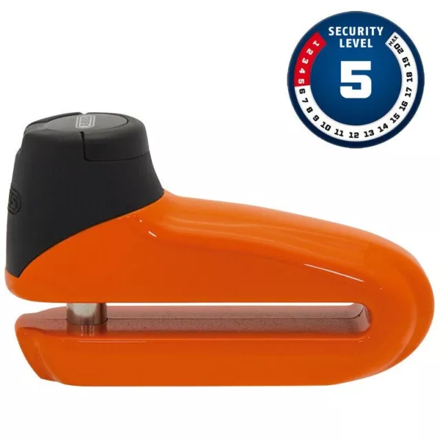 Parti motore moto ABUS 300 arancione blocco freno arancione 10 mm