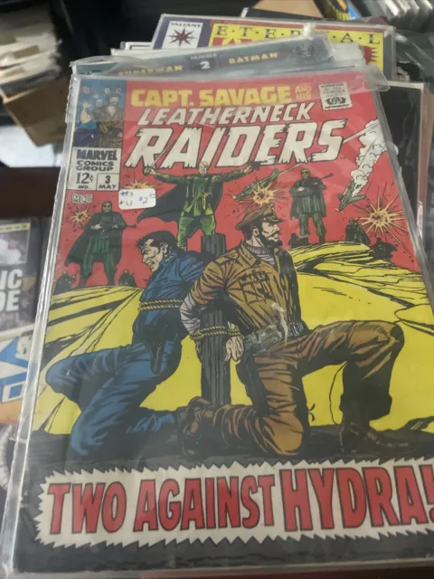 Marvel Captain Savage and his Leatherneck Raiders #3 silver age comic book