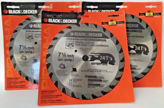 Black & Decker 77-717  Circular Saw Blade Carbide 7-1/4 Inch 18