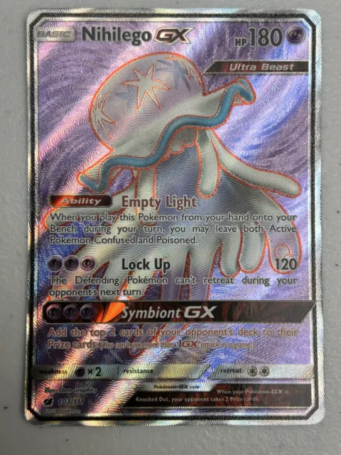 Nihilego GX - 114/111 - Secret Rare - Pokemon Singles » SM04