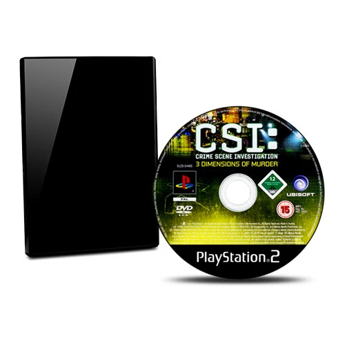PS2 Jeu Csi - Crime Scene Investigation - Mord Dans 3 Dimensions #B