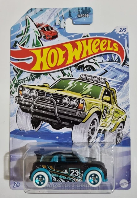 2011 HOT WHEELS MINI Cooper S CHALLENGE #30 blue - white stripes