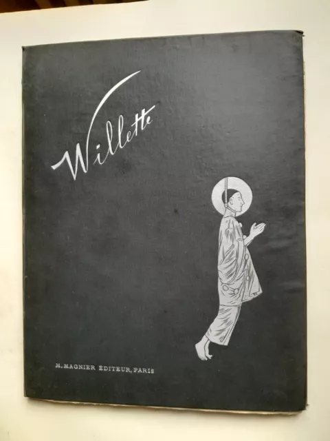 Pauvre Pierrot de Willette cherz M. Magnier à Paris -fin XIXè