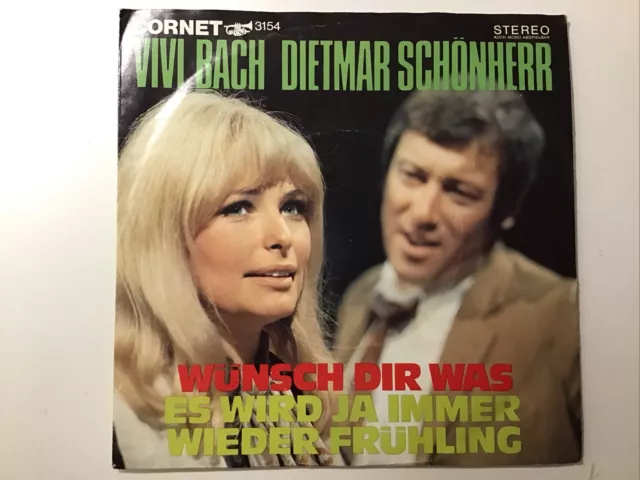 Vivi Bach & Dietmar Schönherr - Wünsch dir was - 7" Single (1969)