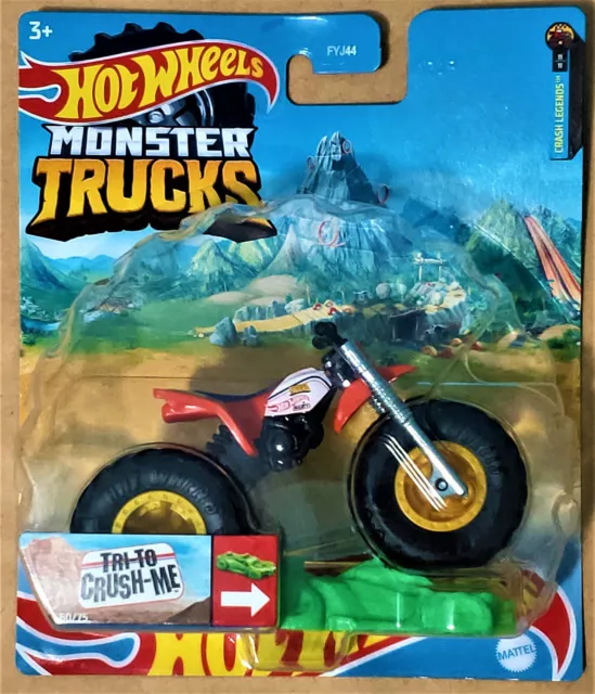 Hot Wheels Monster Trucks Crash Legends Tri To Crush-me 164 Diecast Car  Mattel Toys - ToyWiz