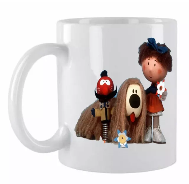 Personalised Memory Lane "Magic Roundabout" Ceramic Coffee/Tea Mug Gift Boxed