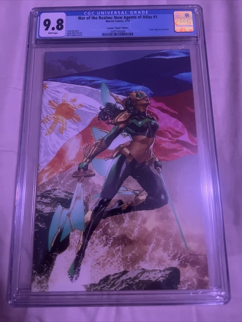War Of Realms: Agents Of Atlas #1 1st Print MICO SUAYAN VIRGIN VARIANT CGC 9.8