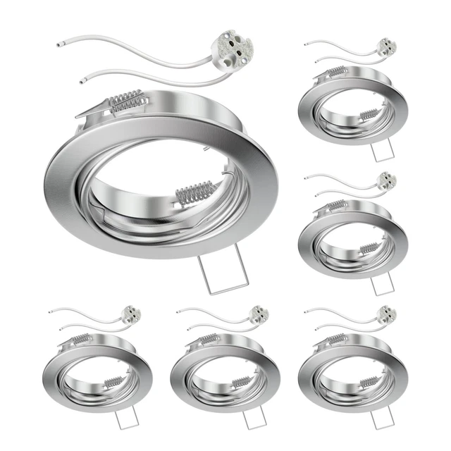 12 Cadres D'Encastrement Au Plafond Circ, Rond, Pivotant