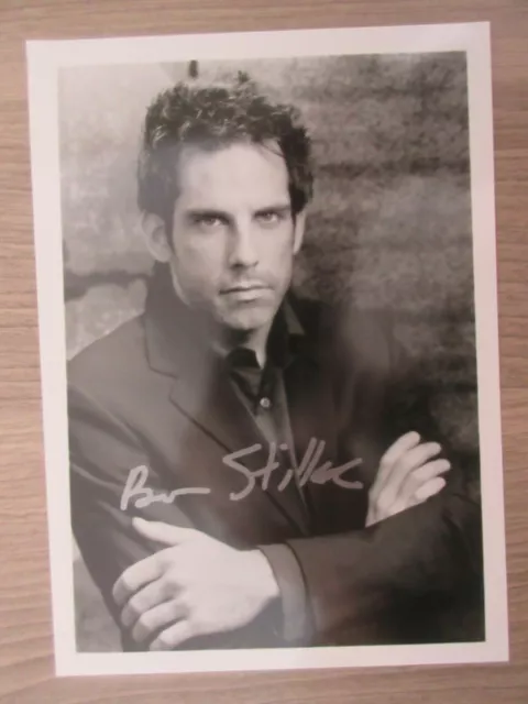 Ben Stiller Autogrammkarte mit Druck-Signatur / T6