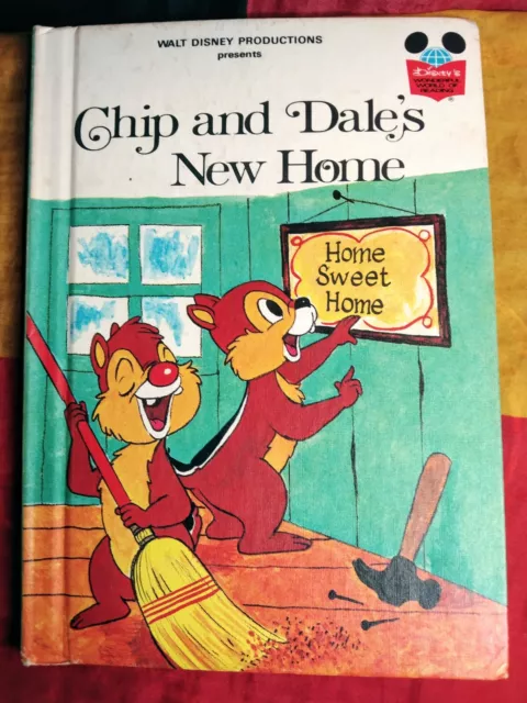 Chip and Dale's New Home (Hardcover, Book Club Edition, 1979, Walt Disney)