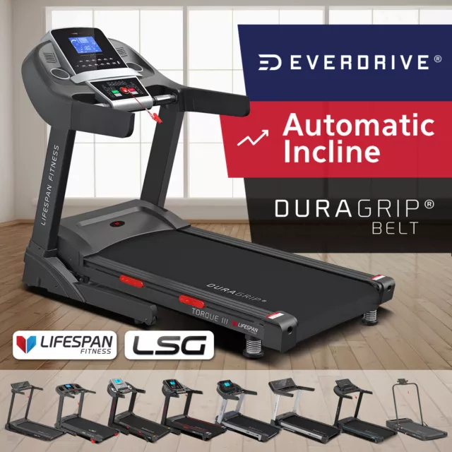 NEW Lifespan LSG Fitness Treadmills Home Gym Exercise EverDrive Electric Motor