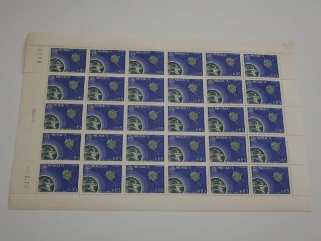 Monaco Feuille Complete 30 Timbres N°664 Neufs**. Bonne Valeur