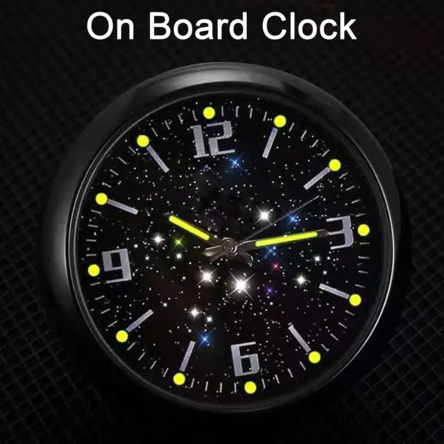 Car Clock Luminous Stick-On Digital Watch Quartz Clocks Acces} For Vehicle B8J