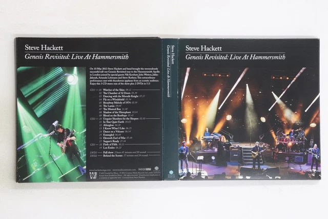 5DISCS CD STEVE Hackett Genesis Revisited Live At