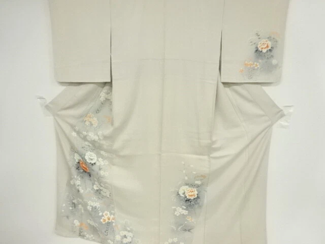 42223# Japanese Kimono / Antique Kimono / Floral Plants
