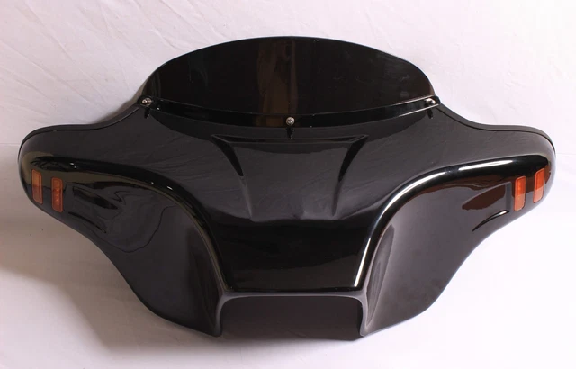 Batwing Fairing Windshield for Yamaha Road Star 1600 1700 XV Painted Led 6X9"