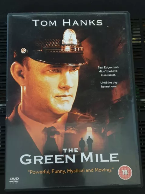 Stephen King's "THE GREEN MILE" DVD (Region 2) 1999 Cert 18 Horror Tom Hanks