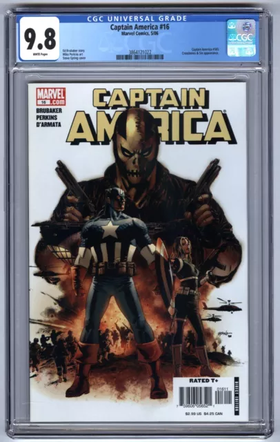 Captain America #16 CGC 9.8 First Appearance Sin Red Skull Daughter 2006 Marvel