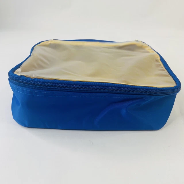 Samantha Brown Packing Cube 3 piece Set Blue Clear PVC Lids New with Tags 3