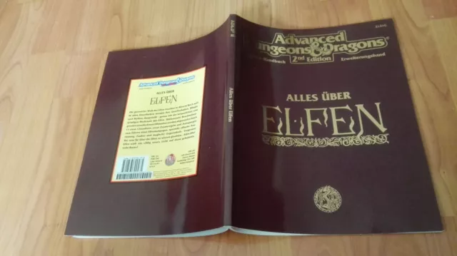 Alles Über Elfen Ad&D Advanced Dungeons & Dragons Fast Neuwertig